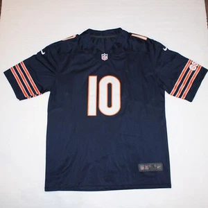 Chicago Bears Mitch Trubisky Jersey Mens Blue Nike Football On Field XL - Picture 1 of 8