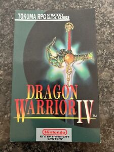 Dragon Warrior IV Strategy Guide Series / Hint Book Tokuma RPG NINTENDO NES