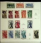 FRENCH CAMEROON KNIGHT HORSE RIDER HUNTING SET OF 16 MINT + USED STAMPS