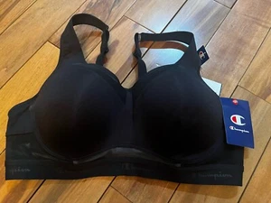 Champion Women Black Sport Underwire Bra Size 40D Style B1526 New Free Shipping - Picture 1 of 8