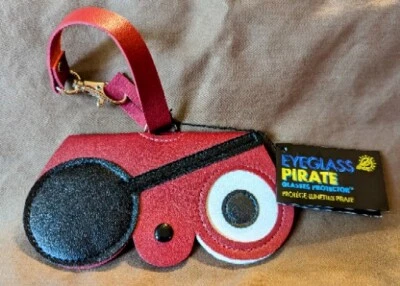Funda protectora para gafas piratas con correa para gafas de sol suave ¡LINDA NUEVA CON ETIQUETAS! Foto 1 de 4