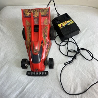 Vintage Red Fox Radio Shack Wheelie Action Car - Part Working - Image 1 of 4