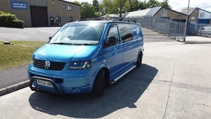 VW T5 transporter camper van LWB blue - Picture 1 of 23