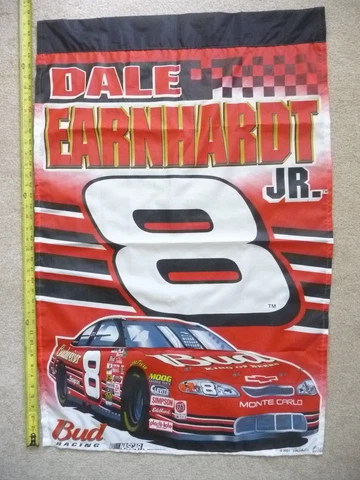 Dale Earnhardt Jr 8 Budweiser Nascar Racing Flag 26" x 40" Wincraft USA Cover
