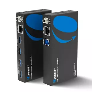 OREI USB 3.2 sobre Ethernet Hdbaset Cat6 Extensor LAN Hasta 330 Pies - Se Extiende 4 P - Imagen 1 de 12