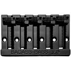 Leo Quan Badass V 5-String Bass Bridge With Grooved Saddles Black