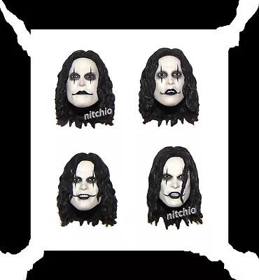 Mezco One:12 The Crow – FOUR HEAD SCULPTS 1/12 Scale Fodder - Image 1 of 4