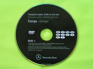 DVD NAVIGATION MERCEDES BENZ AUDIO 50 APS NORDEUROPA 2016 A B E GL M SLK NTG 2.5 - Bild 1 von 2
