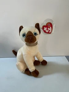 TY SIAM THE CAT BEANIE BABY MINT with TAGS - Picture 1 of 2