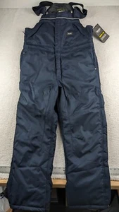 Walls Bib Overalls Men's Medium Regular Polyester Duck Insulated Blue NWT - Picture 1 of 10