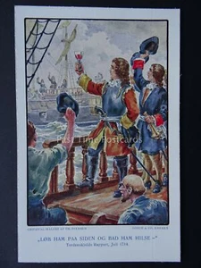 Denmark (5) PETER TORDENSKJOLD Naval Heroe Billeder Fra Hans Liv - Old Postcard - Picture 1 of 2