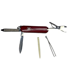 Victorinox Rostfrei Swiss army Folding Knife blade nail-file scissor Key- loop - Picture 1 of 10