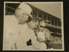 1961 Indianapolis 500 8x10 Photo With Official Race Stamp
