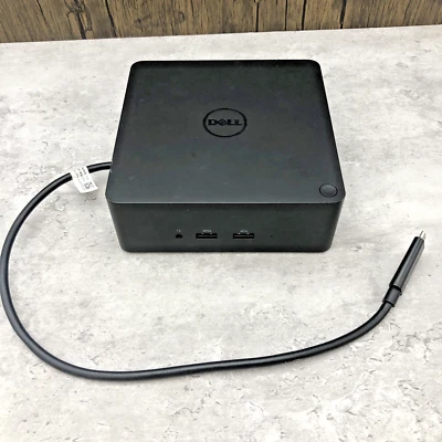 Dell TB16 Thunderbolt USB C K16A001 Dock Station  DP USB 3.0 USB-C Mini DP Black - Image 1 of 4