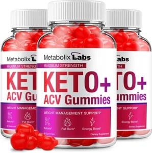 (3 Pack) Metabolix Labs Keto ACV Gummies - Official - Keto MetabolixLabs ACV... - Picture 1 of 7