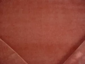 3-1/8Y Zinc Z454 Baccarat Velvet Ember Red Velvet Drapery Upholstery Fabric - Picture 1 of 4