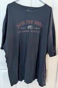 Vintage Bass Pro Shops Baltimore Maryland marineblau Baumwolle T-Shirt, Herren 3XL EUC - Bild 1 von 4