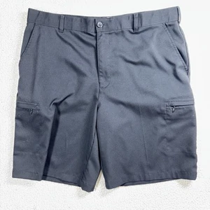 Izod Golf Herren gerade Größe 36 schwarz 10" Schrittlänge schwarz vorne flach Freizeitshorts - Bild 1 von 14