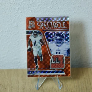 A.J. Brown #SS-AB 2021 Panini Spectra Sunday Spectacle Neon Orange Titans - Picture 1 of 2