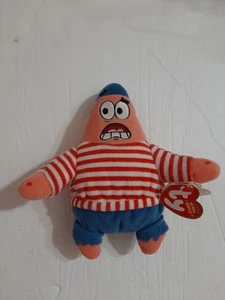 TY FIRST MATE PATRICK STAR BEANIE BABY mit ETIKETT - Bild 1 von 3