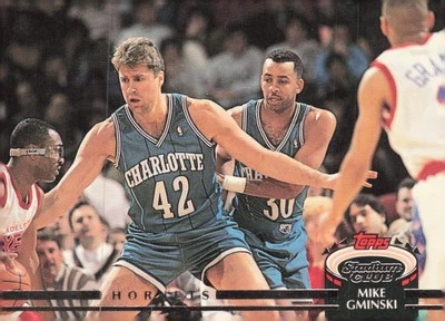 1992-93 Stadium Club #175 Mike Gminski - Image 1 of 2