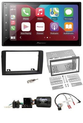 Pioneer USB Lenkrad DAB 2DIN Bluetooth Autoradio für Fiat Idea 06-12 schwarz - Bild 1 von 4