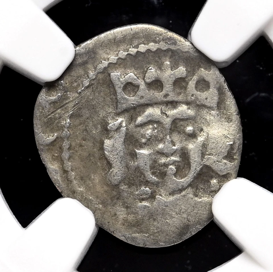 IRELAND. Edward IV, 1471-1483. Silver Penny. Dublin, Burns Type 6a, NGC F15 - Image 1 of 4