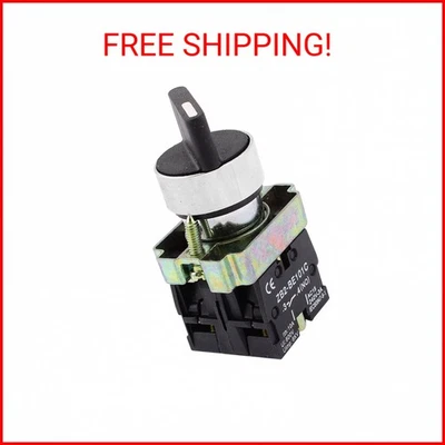 uxcell 22mm Latching 2 NO Three 3-Position Rotary Selector Select Switch ZB2-BE1 - Image 1 of 2