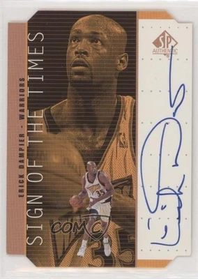1998-99 SP Autêntico Sign of the Times Bronze Erick Dampier #ED Auto 5ox - Imagem 1 de 3