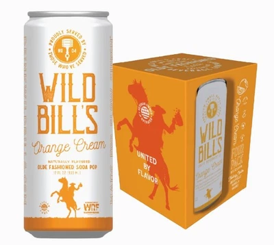 Wild Bill's Soda Pop Orange Cream   4 PACK - 12oz - FREE SHIPPING - Image 1 of 4