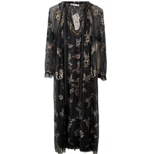 Neu Zara 149 $ bestickt Perlen Blumen Kleid Limited Edition XS Small 6895/105 - Bild 1 von 13