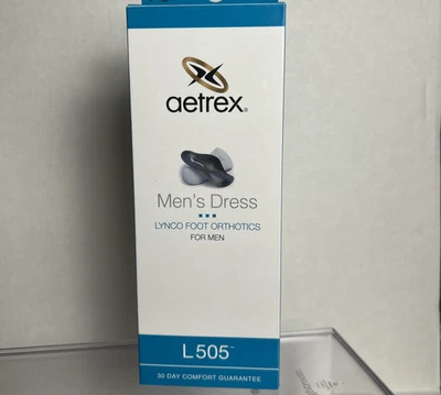 Zapato ortopédico para hombre Aetrex L505 Lynco talla 10 cuero longitud 3/4 nuevo Foto 1 de 4