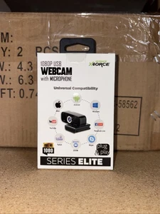 Full HD Webcam 1080p with Microphone plug and play series elite/free shipping - Picture 1 of 2