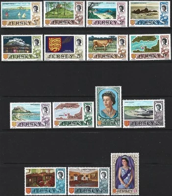 1969-73 Jersey Sg 15/29 First Definitive Issue MNH - Image 1 of 2