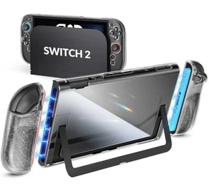 Schutzhülle Dockable Clear Case für Nintendo Switch 2 (2025) Joy-Con Grip TPU - Bild 1 von 14
