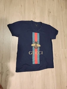 herren vintage gucci v-neck tshirt L🔥 - Bild 1 von 5