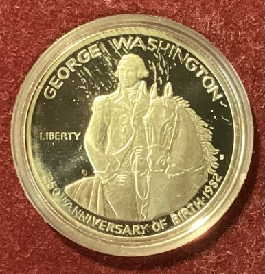 1982 S, 90% Silver Proof Commemorative Half Dollar, Free Shipping. - Image 1 of 4