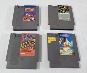 T-127 VINTAGE NINTENDO NES LOT LODE RUNNER SOLAR JETMAN SPACE SHUTTLE & MORE
