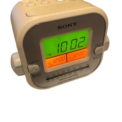 Sony Alarm Clock Radio Dream Machine ICF-C180 Cube -Tested & Working - Image 1 of 4