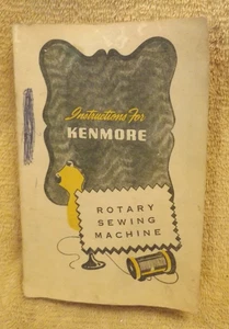 Vintage 36 page Instruction Booklet for KENMORE ROTARY SEWING MACHINE - Picture 1 of 3