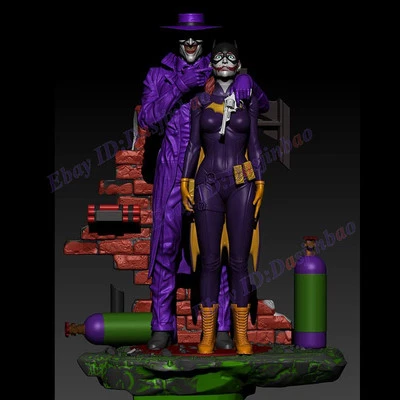 Joker and Batgirl 1/12 1/8 1/6 3D Print Model Kit Unpainted Unassembled GK - Image 1 of 4