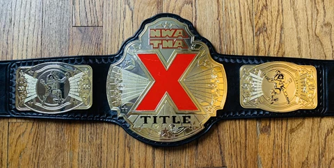 OFFICIAL PREMIER NWA TNA X DIVISION CHAMPIONSHIP REPLICA WRESTLING BELT Cover