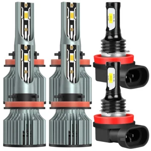 For Freightliner Cascadia 2008-2016 LED Headlight High/Low Fog Bulb Combo Kit Q8 - Picture 1 of 17