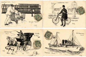 Postämter Postbote, 50 alte Ansichtskarten vor 1940 (L7135) - Bild 1 von 13