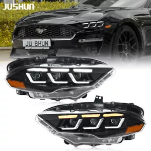 LED Headlight Full For 2018-2022 Ford Mustang Assy Projector Headlamp DRL - Bild 1 von 7