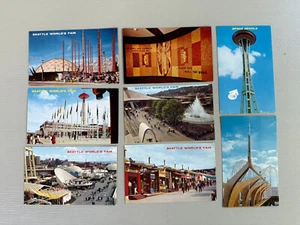 Lot of 8 Vintage Seattle WA World's Fair 1962 Exhibits Space Needle U4 - Picture 1 of 17
