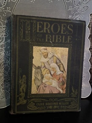 Vtg Heroes Of The Bible Book 1940 Olive Beaupre Miller - Image 1 of 4