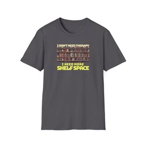 Book Collector Reading Enthusiast Unisex Softstyle T-Shirt, Bookworm Gift Tee - Picture 1 of 49