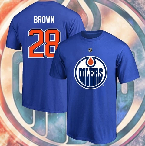 Welcome Connor Brown #28 Edmonton Oilers Player Number T-Shirt S-3XL Cover