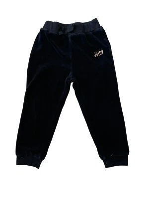 Juicy By Juicy Couture Sweat Pants Black Girls Size 3T Good Condition  - Image 1 of 4